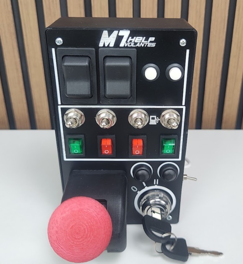 Button Box Vertical M7 Com Led - Imagem 3
