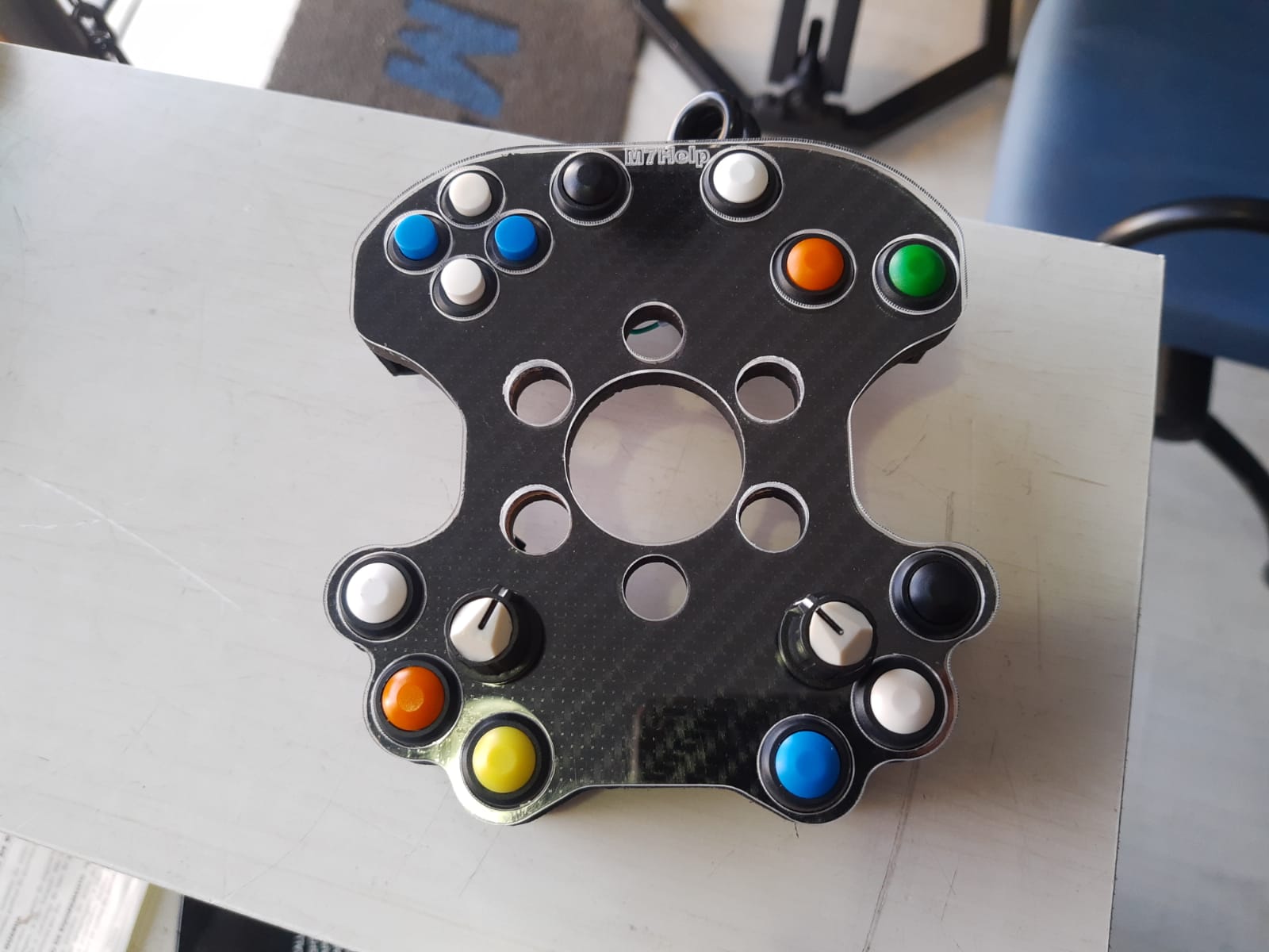 Button Plate para volante Logitech G27 - M7Help