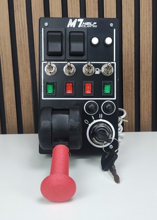 Button Box Vertical M7 Com Led - Imagem 2