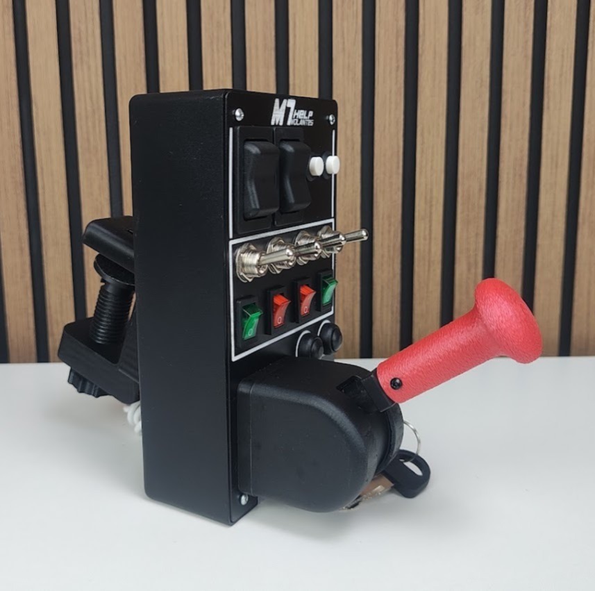 Button Box Vertical M7 Com Led